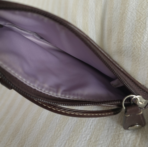 Coach Wristlet 2 Tone Brown - Picture 7 of 7